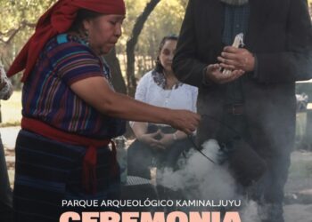 Ceremonia maya en Kaminaljuyú