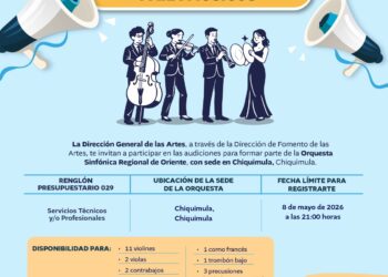 ¡Convocatoria a audiciones!