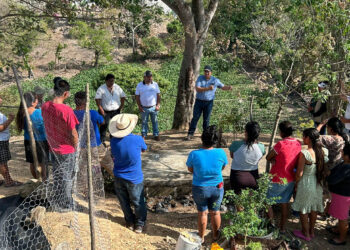 Huerto comunal con infraestructura hídrica impulsa resiliencia climática