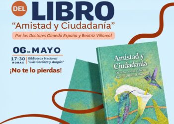 Presentación del libro “Amistad y Ciudadanía”, el Dr. Olmedo España Calderón y Beatriz Villareal