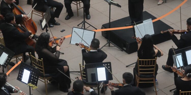 La “Sinfonía del Nuevo Mundo” resonó en el Patio de la Vida del Palacio Nacional de la Cultura
