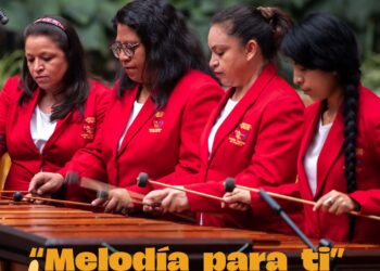 La Marimba Femenina de Concierto Ixoqib’ Ajq’ojomab ofreció el concierto “Melodía para ti”