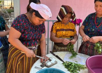 Familias de Baja Verapaz aprender a elaborar alimentos nutritivos y económicos