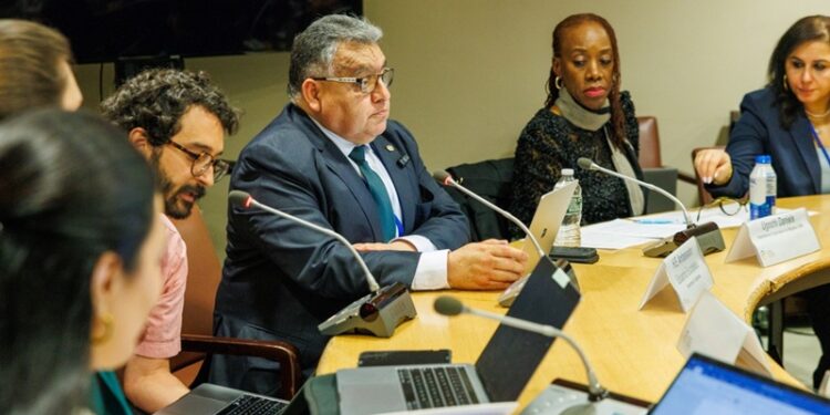 Vicecanciller Escobedo expone en la ONU el enfoque de Guatemala sobre migración, cambio climático y protección de derechos