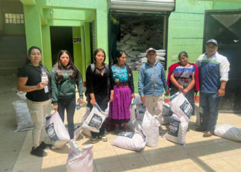 Familias agricultoras de San Marcos y Suchitepéquez reciben insumos para la siembra