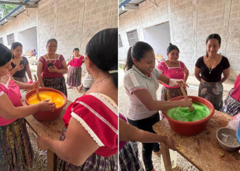 Mujeres de San Luis elaboran de productos de limpieza