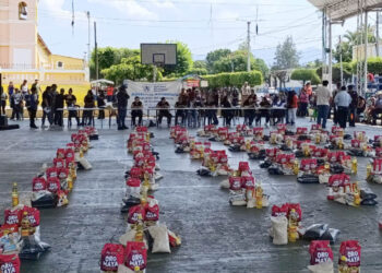 Apoyo alimentario llega a más de ocho mil hogares en distintos municipios