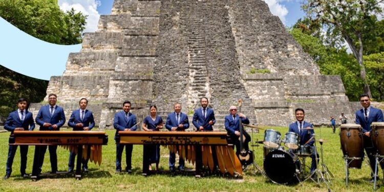 Agrupación Marimbística Q’ojonel Soon llevó la música guatemalteca a distintos escenarios de Petén