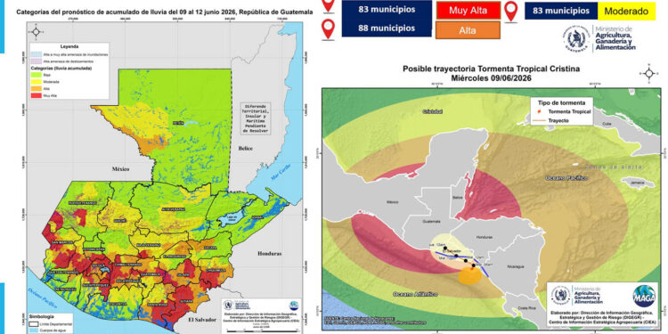 Mantienen activo plan de respuesta ante efectos de la tormenta tropical Cristina