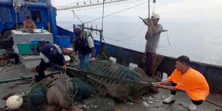 Verifican que embarcaciones camaroneras usen dispositivos de protección de tortugas marinas