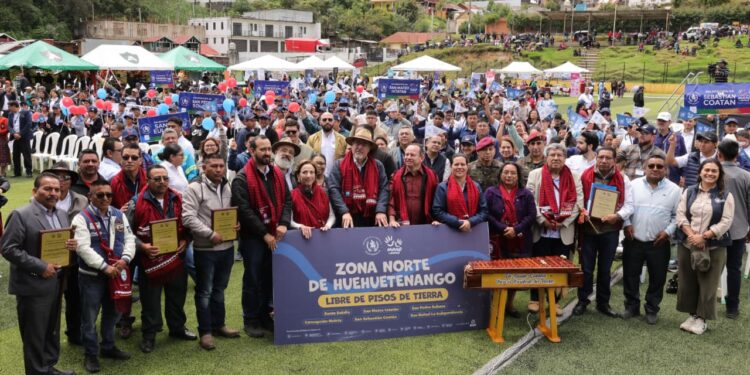 Zona norte de Huehuetenango declarada como segunda área del país libre de piso de tierra