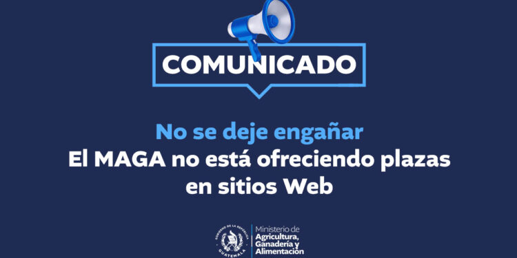 Comunicado No. 3 – No se deje engañar