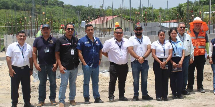 Destacan avances en la construcción del nuevo Centro de Salud de Melchor de Mencos, Petén