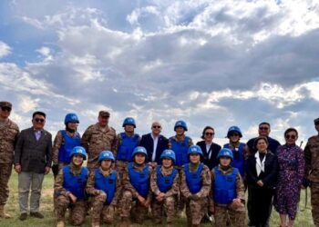 Canciller Martínez Alvarado visita Centro de Entrenamiento de Operaciones de Apoyo a la Paz en Mongolia