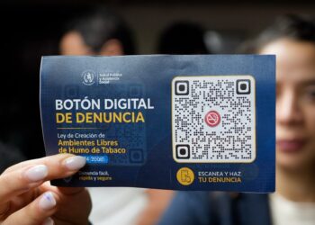 Salud lanza el Botón Digital de Denuncia para fortalecer la vigilancia de ambientes libres de humo de tabaco