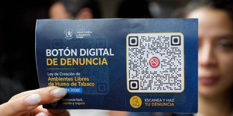 Salud lanza el Botón Digital de Denuncia para fortalecer la vigilancia de ambientes libres de humo de tabaco
