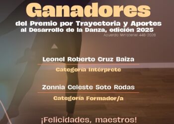 Premio por Trayectoria y Aportes al Desarrollo de la Danza, edición 2025