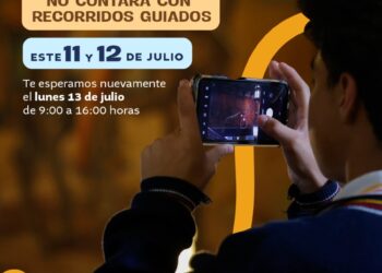 Aviso importante: suspensión temporal de recorridos guiados