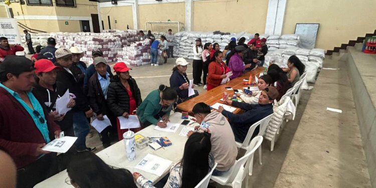 APA inicia la entrega raciones de alimentos a más de ocho mil familias