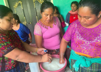 Mujeres de La Libertad aprenden a elaborar champú natural
