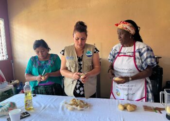 Mujeres garífunas fortalecen la agricultura familiar y la seguridad alimentaria