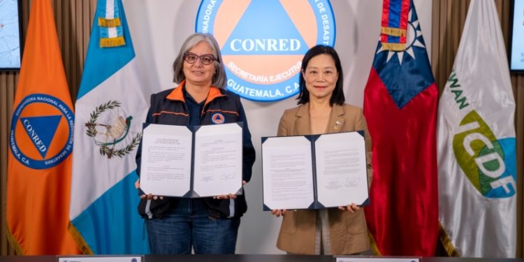 GUATEMALA Y REPÚBLICA DE CHINA (TAIWÁN) FIRMAN ACUERDO DE COOPERACIÓN SOBRE ALERTA TEMPRANA PARA ALTA VERAPAZ