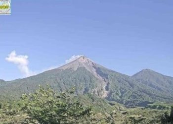 Zona despejada y con pocas explosiones en el Volcán de Fuego