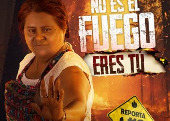 ¡No es el fuego, eres tú!
