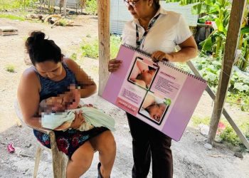 Visitas domiciliarias acercan atención materna y nutricional a familias de La Pólvora, Melchor de Mencos