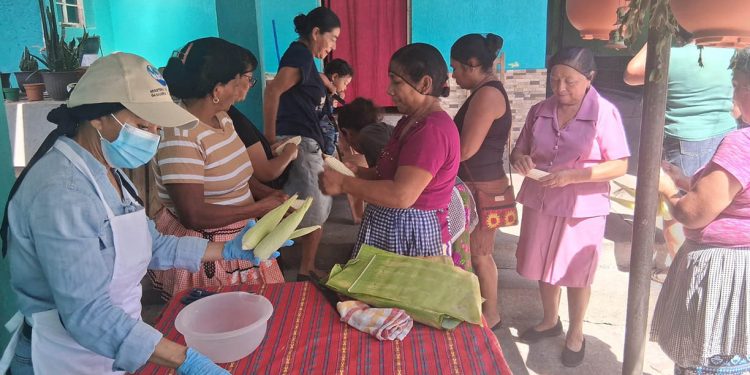 Familias de Amatitlán capacitadas en el aprovechamiento del maíz