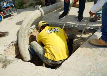Finaliza con éxito la reparación de tubería transversal en el kilómetro 11.2 de la Ruta CA-9 Norte