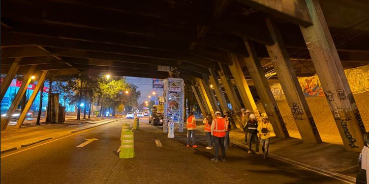 CIV concluye apuntalamiento temporal en puente Periférico–Aguilar Batres