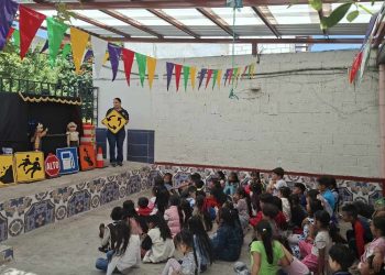 Paco y Lulú llegan a Villa Nueva para enseñar educación vial