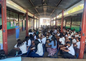 Jornada sobre salud mental llega a estudiantes de El Peñón, Jutiapa
