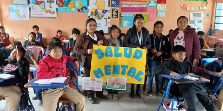 En Cunén, Quiché, impulsan el bienestar emocional de estudiantes mediante acciones preventivas