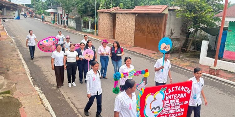 En Suchitepéquez, Jutiapa y Petén promueven la lactancia materna 