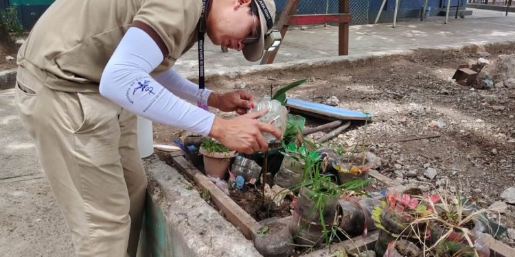 Prevención del dengue avanza con inspección de criaderos y nebulización en Santa Rosa