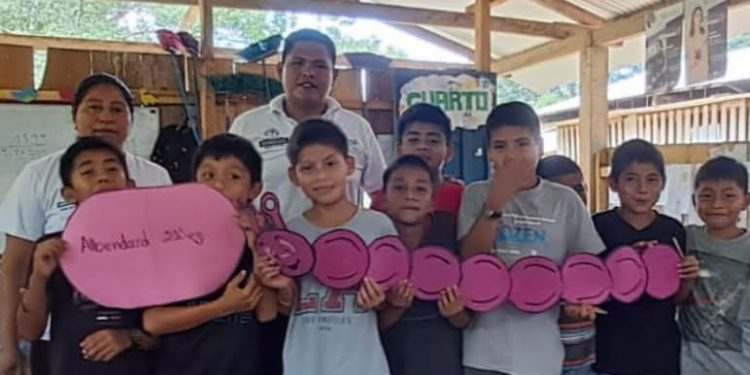 Impulsan el lavado de manos y desparasitación para proteger la salud de la niñez en Los Ángeles, Ixcán
