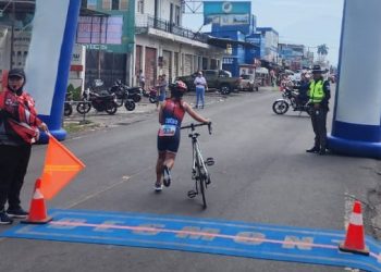 Garantizan seguridad vial a atletas del Torneo Nacional de Triatlón