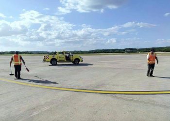 Retiran pequeños objetos para proteger las operaciones en el Aeropuerto Mundo Maya