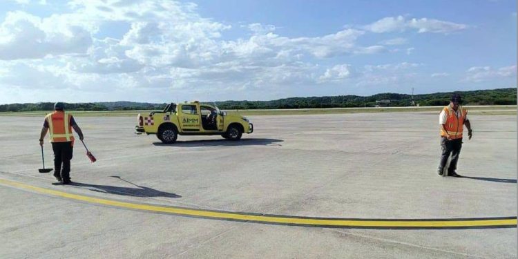 Retiran pequeños objetos para proteger las operaciones en el Aeropuerto Mundo Maya