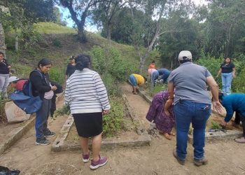 Familias de San Pedro Sacatepéquez fortalecen conocimientos en huertos de plantas medicinales