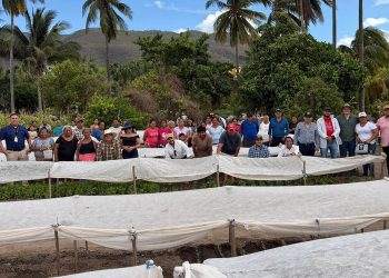 Fortalecen producción de huerto comunitario en el municipio de El Jícaro