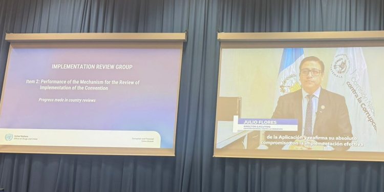 Guatemala presenta avances en la lucha contra la corrupción ante la ONU en Viena