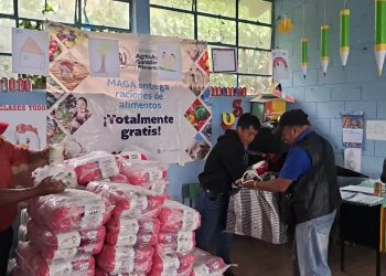 Más de mil familias reciben alimentos por su aporte al desarrollo comunitario