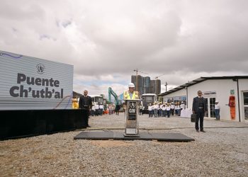 Presidente Bernardo Arévalo reactiva construcción del proyecto Viaducto Norte, que se llamará Puente Ch’utb’al