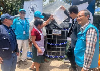 Reservorio de agua fortalece producción de familias en Jalapa