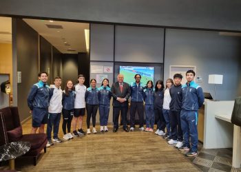 Embajador de Guatemala en Perú acompaña a delegación de taekwondo previo a eventos internacionales en Lima