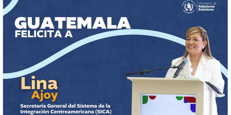Guatemala felicita a Lina Ajoy por su nombramiento como secretaria general del SICA