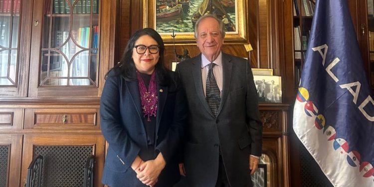Vicecanciller Bolaños Pérez se reúne con secretario general de la ALADI